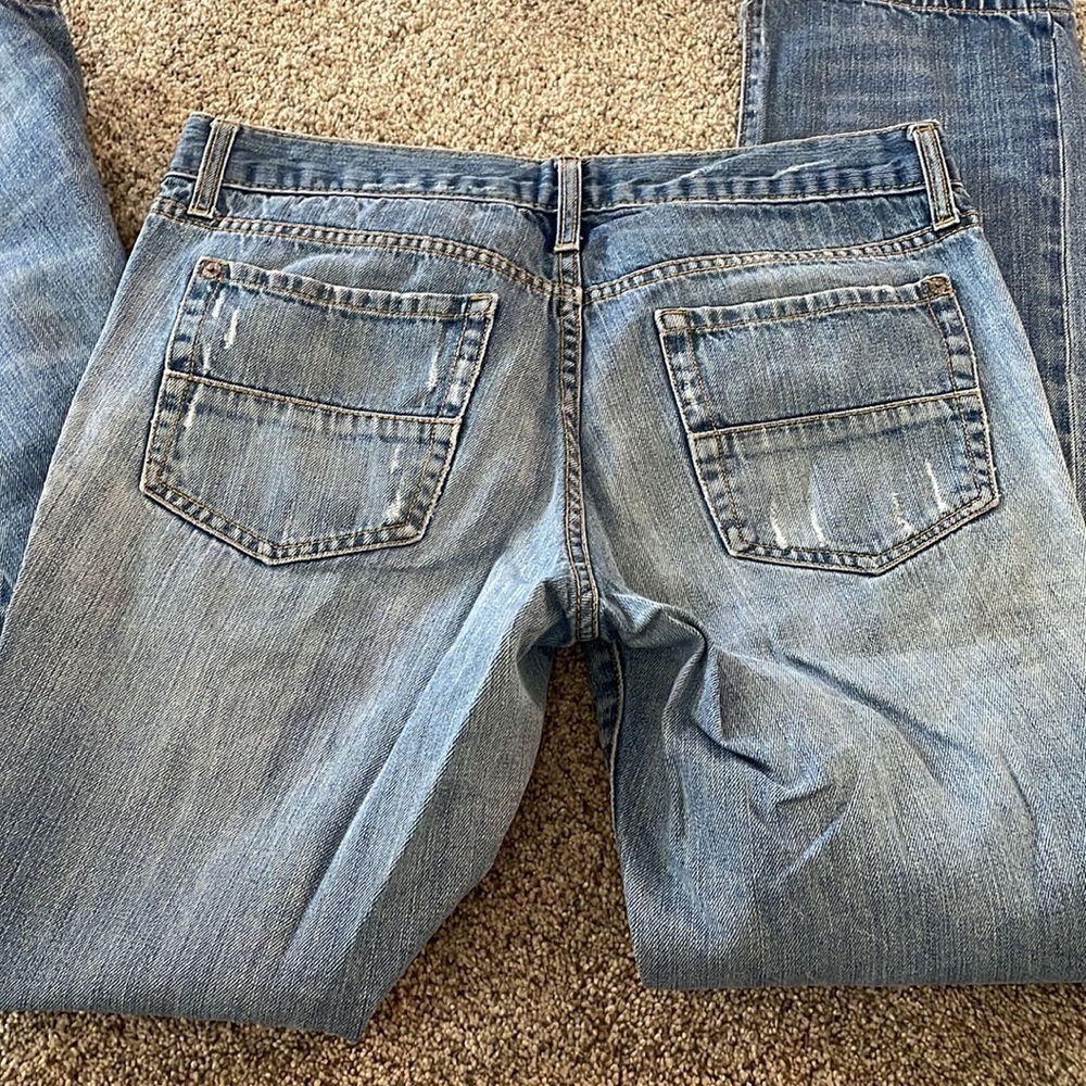 Distressed Blue Jeans - Picture 5 of 5